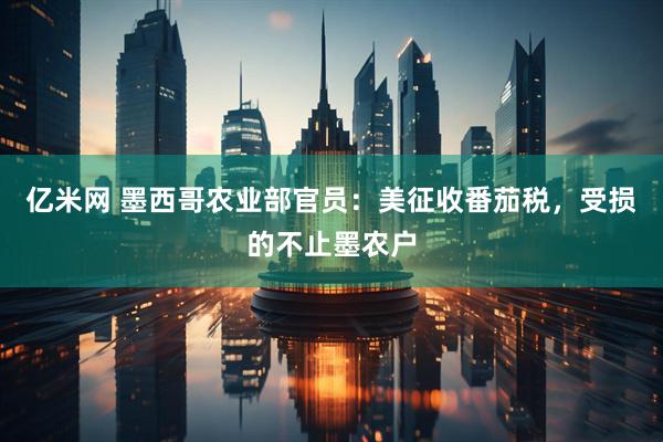 亿米网 墨西哥农业部官员：美征收番茄税，受损的不止墨农户