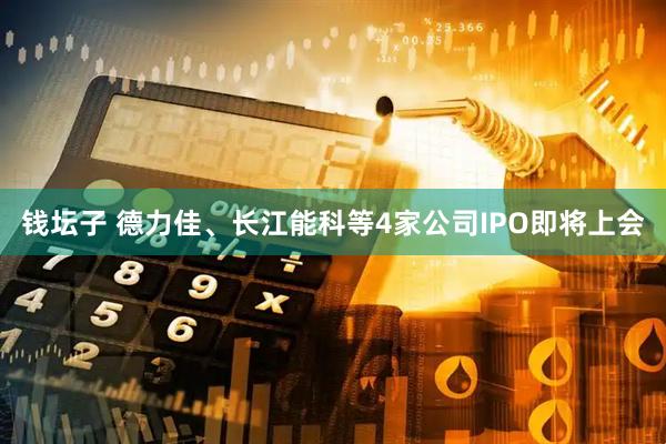 钱坛子 德力佳、长江能科等4家公司IPO即将上会