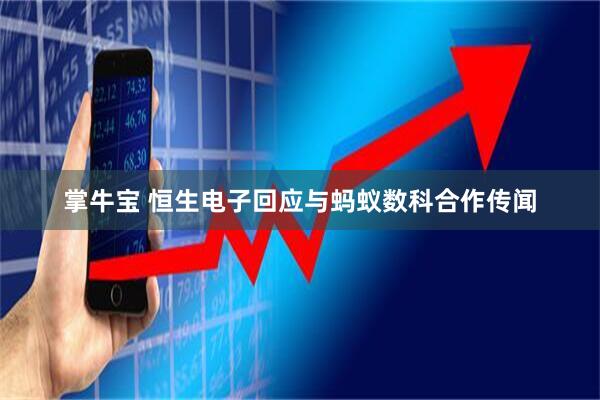 掌牛宝 恒生电子回应与蚂蚁数科合作传闻
