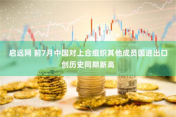 启远网 前7月中国对上合组织其他成员国进出口创历史同期新高
